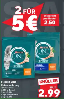 Kaufland DE PURINA ONE Katzennahrung tilbud