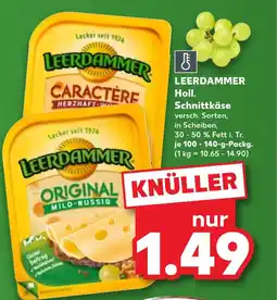 Kaufland DE LEERDAMMER Holl. Schnittkäse tilbud