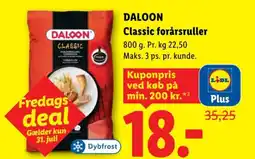 Lidl DALOON Classic forårsruller tilbud