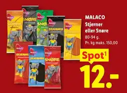 Lidl MALACO Stjerner eller Snøre tilbud