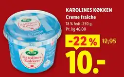 Lidl KAROLINES KØKKEN Creme fraiche tilbud