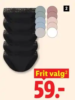 Lidl ESMARA Trusser med blonder tilbud