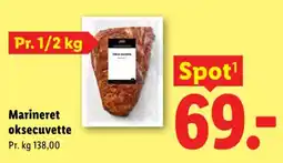 Lidl Marineret oksecuvette tilbud