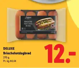 Lidl DELUXE Briochehotdogbrød tilbud