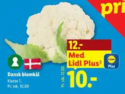 Lidl Dansk blomkål tilbud