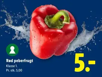 Lidl Rød peberfrugt tilbud