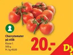 Lidl Cherrytomater på stilk tilbud