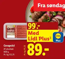 Lidl Cevapcici tilbud