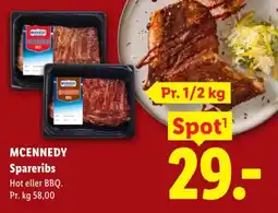 Lidl Mcennedy Spareribs tilbud