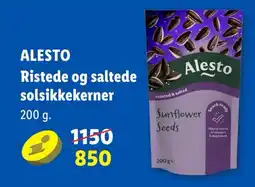 Lidl Alesto Ristede og saltede solsikkekerner tilbud