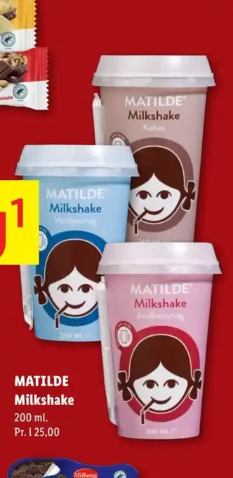 Lidl MATILDE Milkshake tilbud