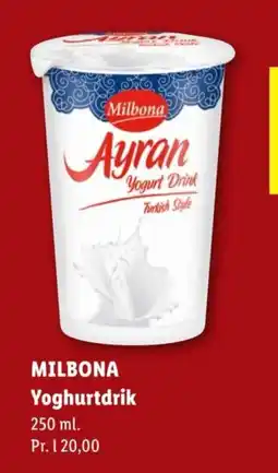 Lidl Milbona Yoghurtdrik tilbud