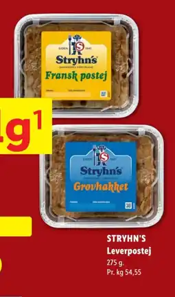 Lidl Stryhn's Leverpostej tilbud