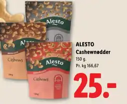 Lidl Alesto Cashewnødder tilbud