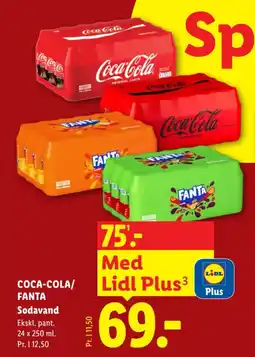 Lidl Coca-Cola/Fanta Sodavand tilbud