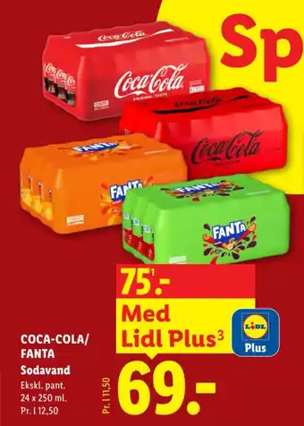 Lidl Coca-Cola/Fanta Sodavand tilbud
