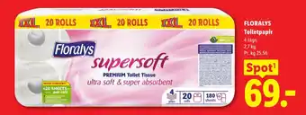 Lidl FLoralys Toiletpapir tilbud