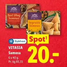 Lidl Dybfrost Vitasia Samosa tilbud