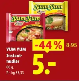 Lidl Yum Yum Instant- nudler tilbud