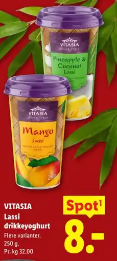 Lidl Viatsia Lassi drikkeyoghurt tilbud