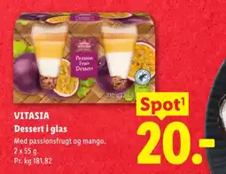 Lidl Vitasia Dessert i glas tilbud