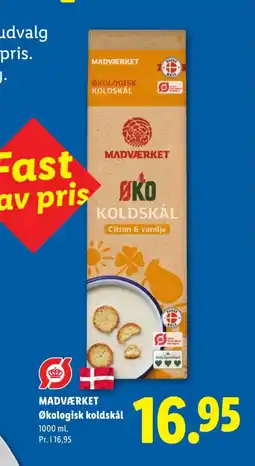 Lidl Madværket Økologisk koldskål tilbud