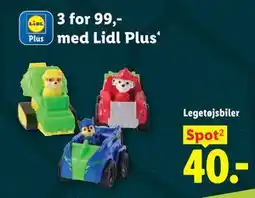 Lidl Legetøjsbiler, App-pris tilbud