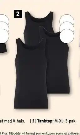 Lidl ESMARA MEN [ 2 ] Tanktop tilbud