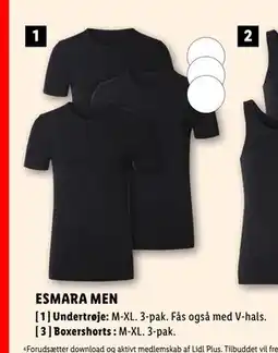 Lidl ESMARA MEN [ 1 ] Undertrøje tilbud