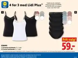 Lidl ESMARA [ 1 ] Stroptop med blonder tilbud