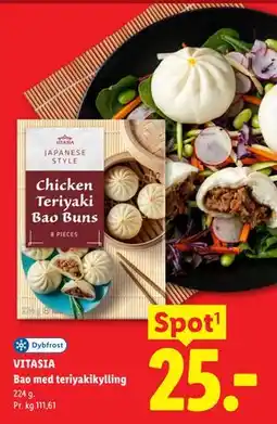 Lidl VITASIA Bao med teriyakikylling tilbud