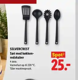 Lidl SILVERCREST Sæt med køkkenredskaber tilbud