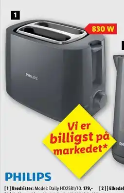 Lidl PHILIPS Brødrister tilbud