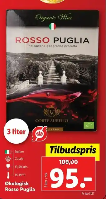 Let-Køb Økologisk Rosso Puglia tilbud
