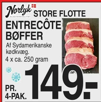 ABC Lavpris Entrecôte bøffer tilbud