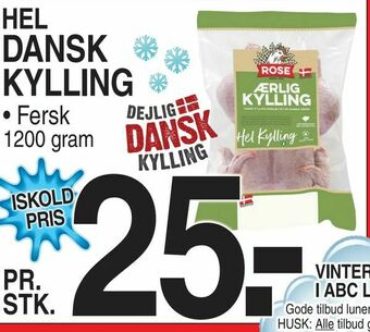 ABC Lavpris Dansk kylling tilbud