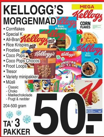 ABC Lavpris Kellogg's tilbud