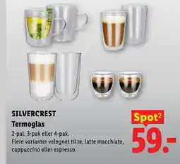 Lidl SILVERCREST Termoglas tilbud
