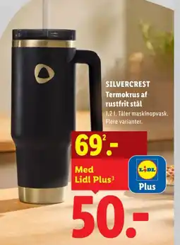 Lidl SILVERCREST Termokrus af rustfrit stål tilbud