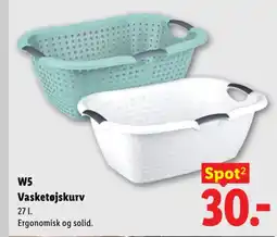Lidl W5 Vasketøjskurv tilbud