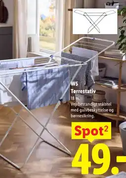 Lidl W5 Tørrestativ 18 m. tilbud