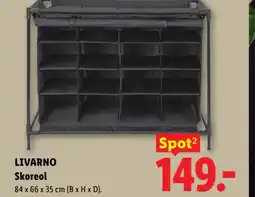 Lidl LIVARNO Skoreol tilbud
