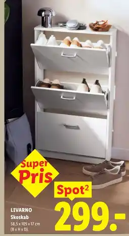 Lidl Livarno skoskab tilbud