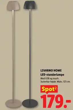 Lidl Livarno home led-standerlampe tilbud