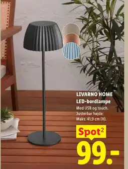 Lidl LIVARNO HOME LED-bordlampe tilbud