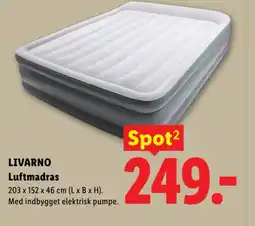 Lidl LIVARNO Luftmadras tilbud