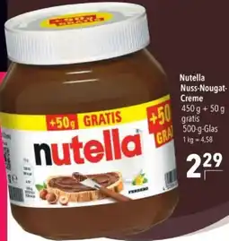 Citti Nutella Nuss-Nougat- Creme tilbud