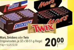 Citti Mars, Snickers oder Twix tilbud