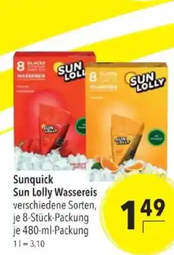 Citti Sunquick Sun Lolly Wassereis tilbud