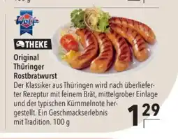 Citti THEKE Original Thüringer Rostbratwurst tilbud